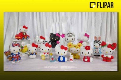 <p>A personagem Hello Kitty completou 51 anos em março de 2025. Afinal, ela foi criada em 1974 pela empresa japonesa Sanrio.</p>
 -  (crédito:  Reprodução Facebook POP MART)