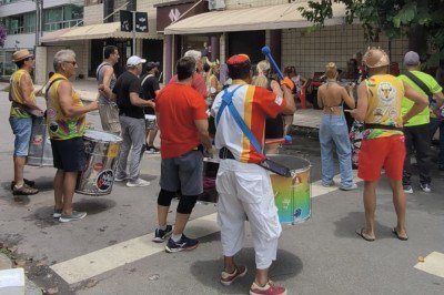 Bloco do Chifrudo ensaia e anima foliões do Padre Eustáquio, Região Noroeste da capital mineira -  (crédito: Thiago Prata/EM/D.A.Press)