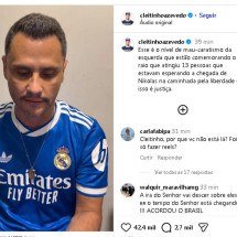 Cleitinho ataca esquerda pelas reações ao raio no ato de Nikolas - Reprodução/Instagram