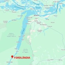 Cidade fantasma de Fordlândia guarda passado esquecido de americanos no Brasil - google maps