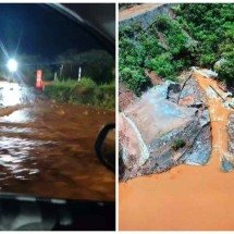 Vídeo mostra momento que água de estrutura da Vale atinge escritório da CSN - Reprodução 