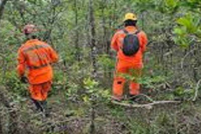 Depois de tr&ecirc;s dias de buscas, bombeiros encontram corpo de idoso desaparecido -  (crédito: CBMMG)