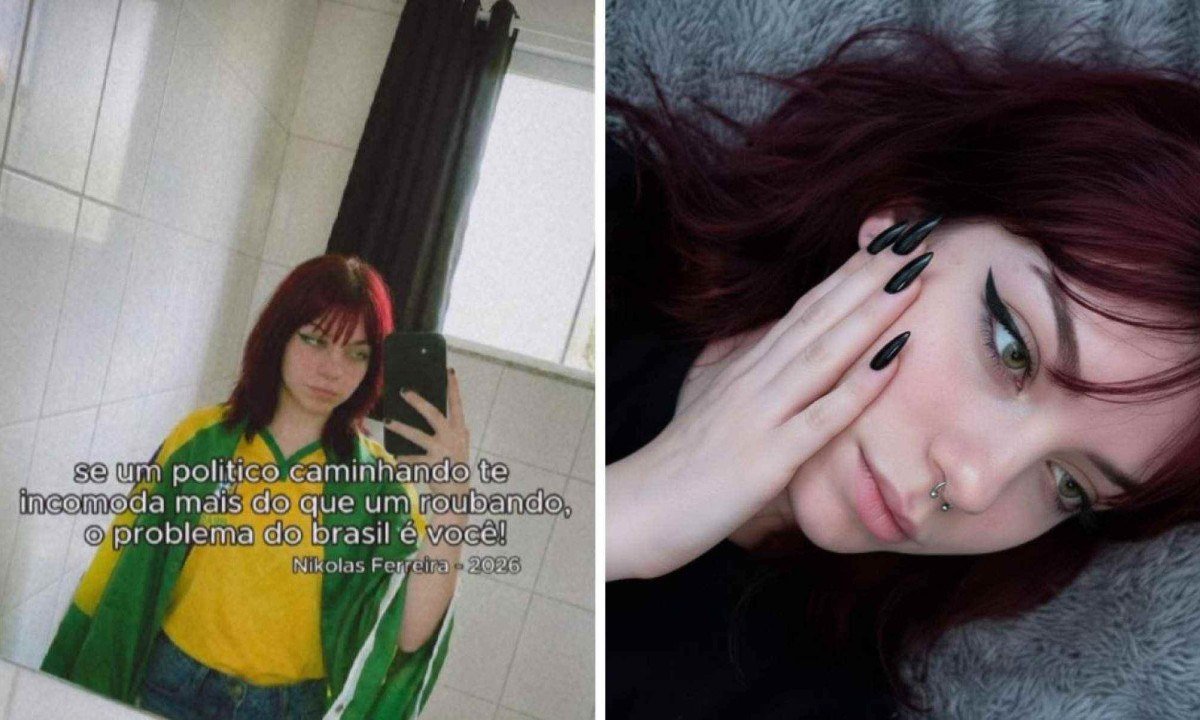 Publica&ccedil;&otilde;es feitas pelo perfil da 'G&oacute;tica de direita'