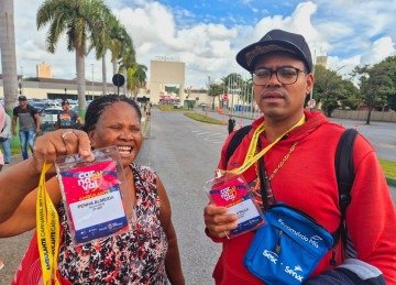 A retirada segue até sábado (31) e acontece no Expominas, na região Oeste da capital, das 8h às 17h -  (crédito: Jair Amaral/EM/D.A Press)