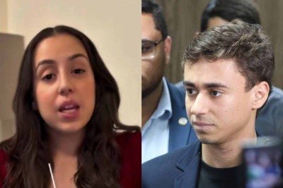 Ellen Ferreira e o irmão, Nikolas Ferreira -  (crédito: Reprodução e Marcos Vieira /EM/DA. Press)