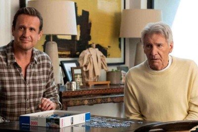 Para sair do fundo do poço, o terapeuta Jimmy (Jason Segel) tem o apoio do mentor, Paul, com Harrison Ford em grande performance -  (crédito: Apple TV/divulgação)
