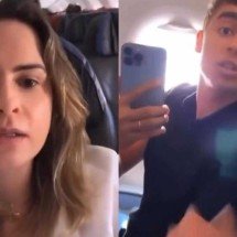 Nikolas e Ana Paula do BBB já discutiram em voo; veja vídeo - Reprodução/Redes sociais