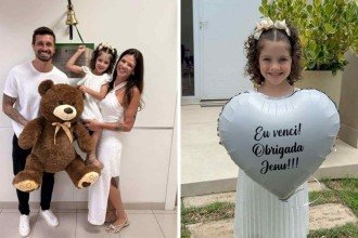 Menina de 5 anos finaliza tratamento contra leucemia; veja o vídeo