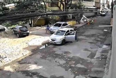 Mulher foi agredida pelo namorado com uma barra de ferro em BH em abril de 2024; agressor foi condenado por tentativa de feminicídio  -  (crédito: Reprodução/Redes Sociais)