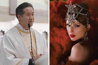 Padre usou a música 'The fate of Ophelia' para falar sobre fé e amor de Deus -  (crédito: Reprodução / YouTube)