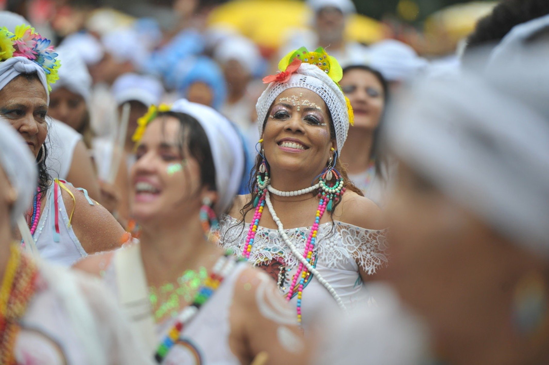 Bloco Baianas Ozadas, em Belo Horizonte- Alexandre Guzanshe/EM/D.A Press - 2020