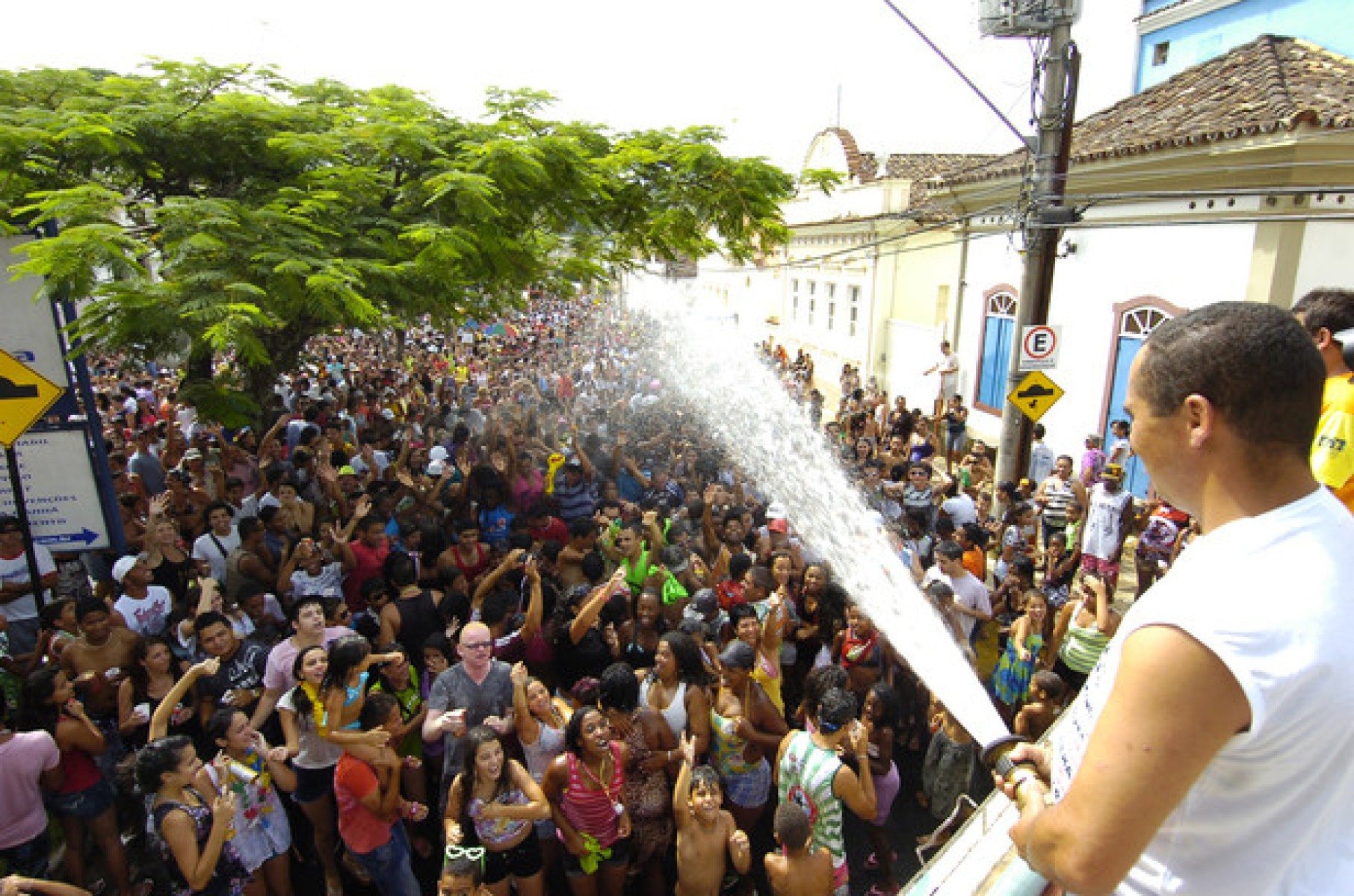 Bloco da Praia, em São João del-Rei
      - Renato Weil/EM/D.A Press - 2012 