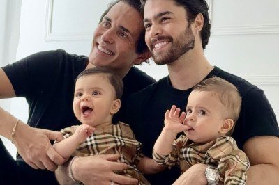 Para o casal, dar visibilidade a essa configuração familiar é, antes de tudo, um ato de amor pelos filhos -  (crédito: Arquivo Pessoal)