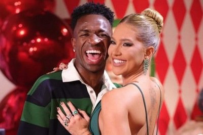 O craque Vini Jr. e a apresentadora Virgínia Fonseca formam um dos casais mais comentados da internet no Brasil -  (crédito: Instagram/reprodução)