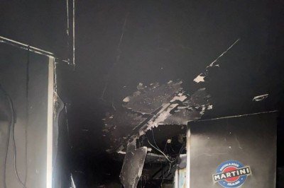 Apesar dos danos, a Defesa Civil não chegou a ser acionada -  (crédito: Reprodução/CBMMG)