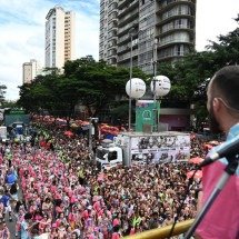 Rixa entre foliões dos carnavais de BH e Rio movimenta as redes sociais - Leandro Couri/EM/D.A. Press