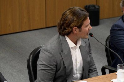 O ex-banqueiro Daniel Vorcaro, do Banco Master, durante depoimento à Polícia Federal em 30 de dezembro, em Brasília  -  (crédito: Reprodução PF)