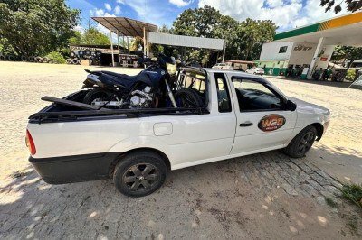 Menor de idade fugiu ao bater em fuga. Ele foi apreendido na própria casa em cidade de Minas -  (crédito: PMMG/Reprodução)