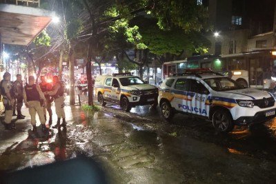 Crime aconteceu na noite dessa quinta-feira (29/1), no Bairro Gutierrez, Região Oeste de Belo Horizonte (MG) -  (crédito: Marcos Vieira/EM/D.A.Press)