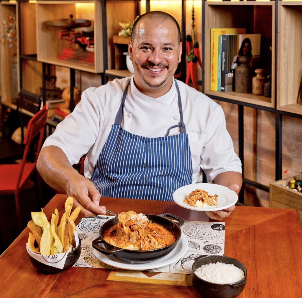 O apelido do chef Caetano Sobrinho resume a proposta do restaurante Ca&ecirc;, que serve pratos simples, diretos e conectados com a mem&oacute;ria