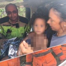 A criança foi localizada na tarde deste sábado  -  (crédito: CBMMG)