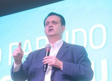 Gilberto Kassab montou esquadrão de governadores no PSD e mexeu diretamente no cenário eleitoral -  (crédito:  Marcos Vieira /EM/D.A Press)