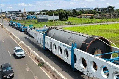 Ve&iacute;culos com cargas superdimensionadas ter&atilde;o restri&ccedil;&otilde;es &agrave; circula&ccedil;&atilde;o dos dias 3, 4 e 7 de junho -  (crédito: EPR/Divulga&ccedil;&atilde;o)
