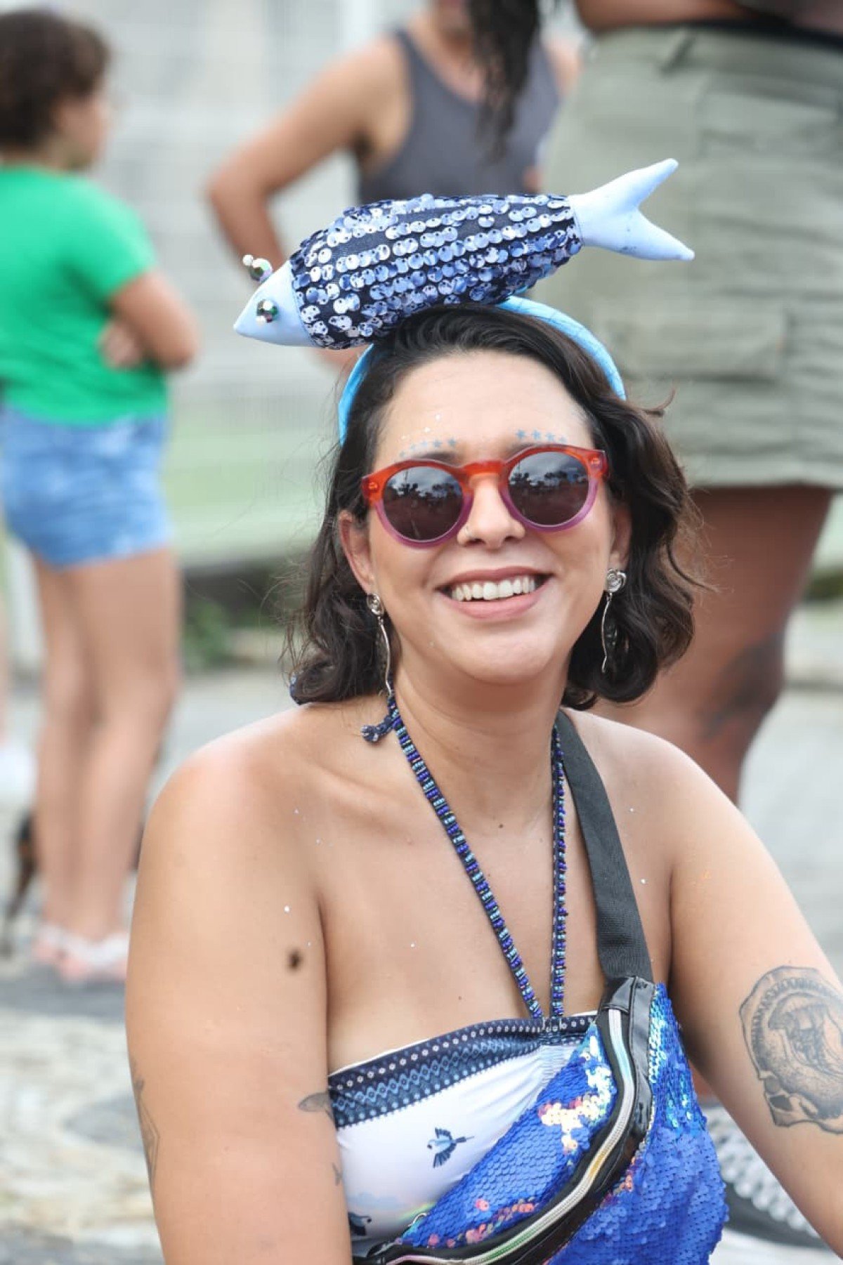 O bloco animou os foliões na Avenida Américo Vespúcio, no Bairro Nova Esperança, Região Noroeste de BH