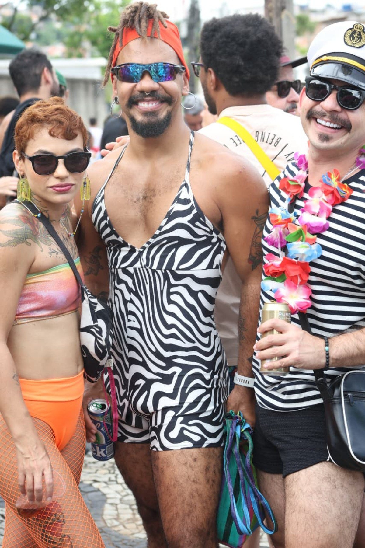 O bloco animou os foliões na Avenida Américo Vespúcio, no Bairro Nova Esperança, Região Noroeste de BH