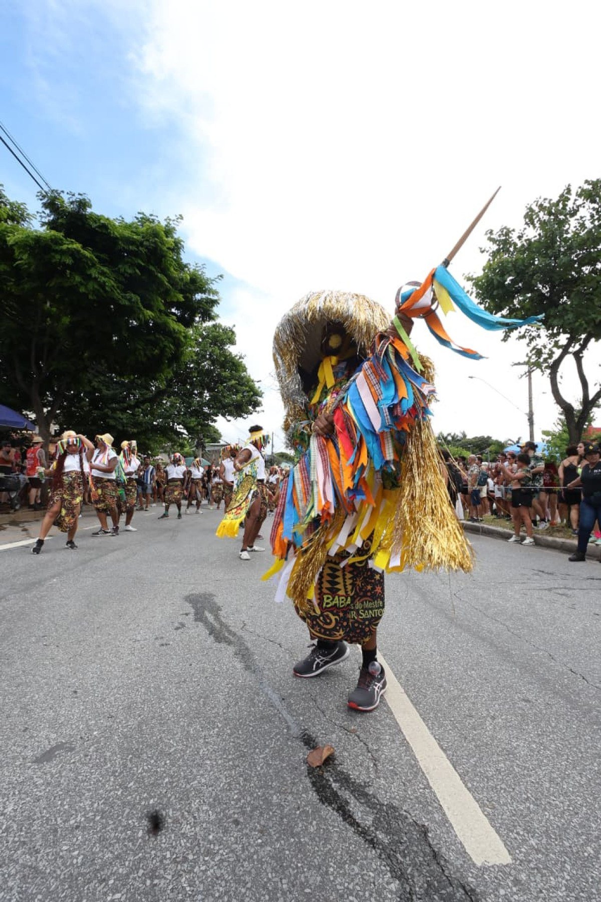 O bloco animou os foliões na Avenida Américo Vespúcio, no Bairro Nova Esperança, Região Noroeste de BH