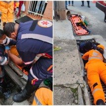 Resgate aconteceu no Bairro Costa Carvalho  -  (crédito: CBMMG)