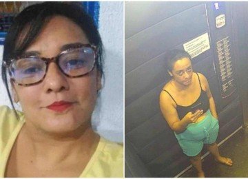 No dia em que desapareceu, Daiane foi vista às 18h50, quando foi flagrada por câmeras de segurança do edifício
 -  (crédito: TV Alterosa Goiás / Reprodução)