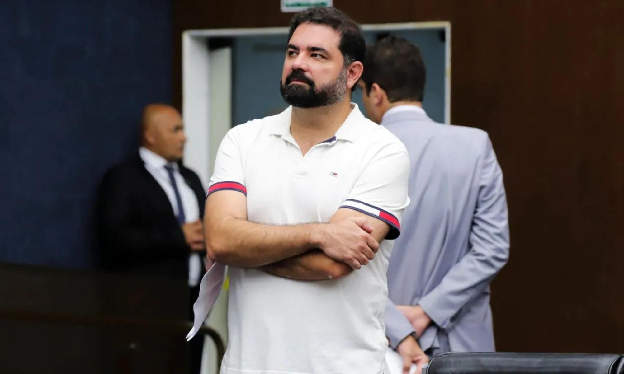 Vereador Bruno Miranda (PDT), l&iacute;der da base