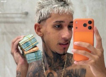 Influenciador digital se exibia nas redes sociais exibindo dinheiro ou jóias -  (crédito: Redes sociais)