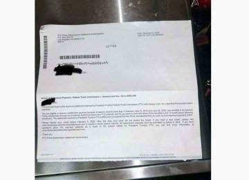 Alguns clientes da Amazon vão receber cheques enviados pelos Correios ou resgates digitais previstos no acordo firmado nos EUA
 -  (crédito: Redes sociais)