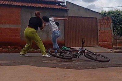 Vídeo: mulher fica ferida após agressões de ex-amiga por suposto ciúmes -  (crédito: Redes Sociais/DivulgaÃ§Ã£o)