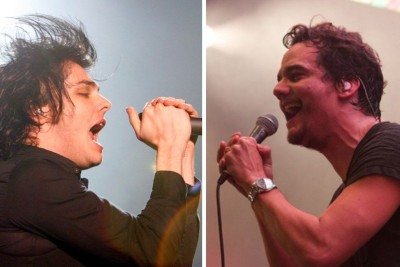 A compara&ccedil;&atilde;o entre Wagner Moura e Gerard Way, vozes de diferentes gera&ccedil;&otilde;es, volta a ser destaque com shows e produ&ccedil;&otilde;es em alta -  (crédito: AFP)
