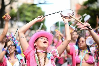 Quando Come Se Lambuza transforma o Centro de BH em uma grande pista de dança -  (crédito: Leandro Couri/EM/D.A )