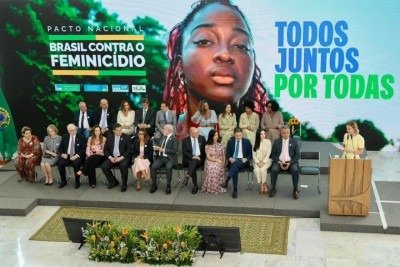 O Pacto Nacional Brasil de Enfrentamento ao Feminic&iacute;dio foi lan&ccedil;ado quarta-feira (4/2) -  (crédito: Reprodu&ccedil;&atilde;o Gil Ferreira / ASCOM-SRI)