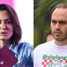 Após Michelle apoiar Carol de Toni, Carlos Bolsonaro cita 'coincidências' - EVARISTO SA / AFP