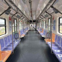 Primeiro trem do Metrô de BH chega nesta quinta-feira (5/2) - Edésio Ferreira/EM/DA Press