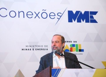 Alexandre Silveira em Ipatinga -  (crédito: Tauan Alencar/Minas e Energia)