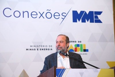 Alexandre Silveira em Ipatinga -  (crédito: Tauan Alencar/Minas e Energia)