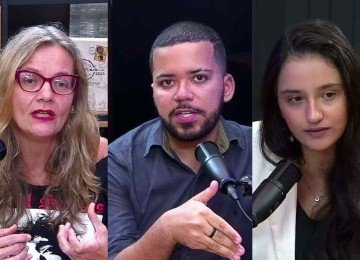Alessandra Melo, Denys Lacerda e Ana Medonça, da editoria de Política do EM, discutem os acontecimentos da política mineira na última semana -  (crédito: Alexandre Guzanshe/EM/D.A Press)