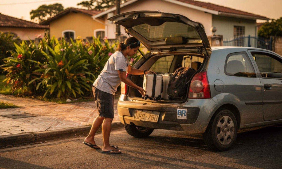 Como organizar o carro para viagens longas sem bagunça e sem estresse -  (crédito: Tupi)