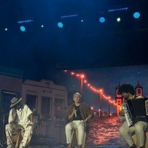 Chuva não diminui animação no show de João Gomes, Jota.pê e Mestrinho em BH - Gabriela Matina/EM/D.A Press