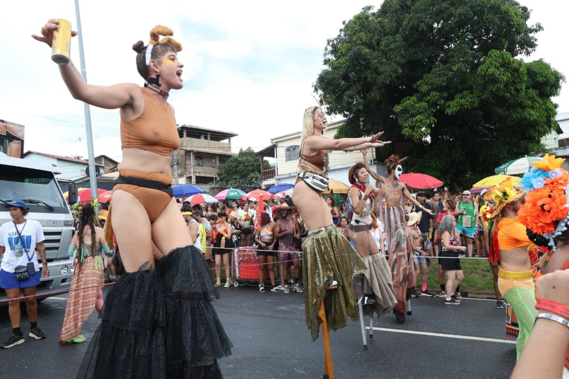 Bloco C&oacute;mo te Lhama? agita s&aacute;bado de pr&eacute;-carnaval na capital mineira-Marcos Vieira/EM/D.A Press