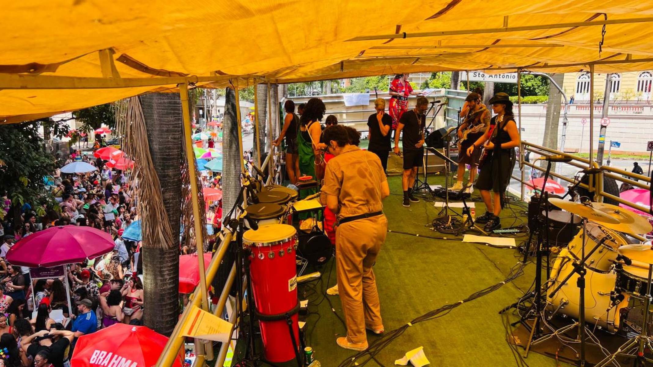 Bloco da Amandona, na Savassi-Edésio Ferreira/EM/D.A Press