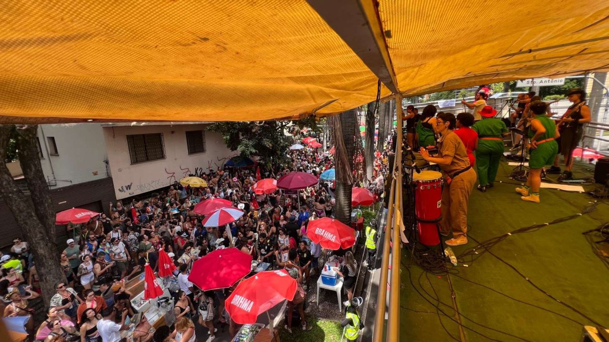 Bloco da Amandona, na Savassi-Edésio Ferreira/EM/D.A Press