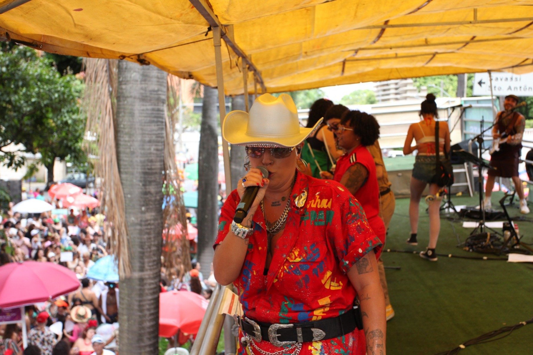 Bloco da Amandona, na Savassi-Edésio Ferreira/EM/D.A Press